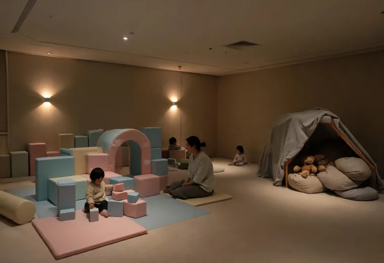 Sensory-friendly indoor play session